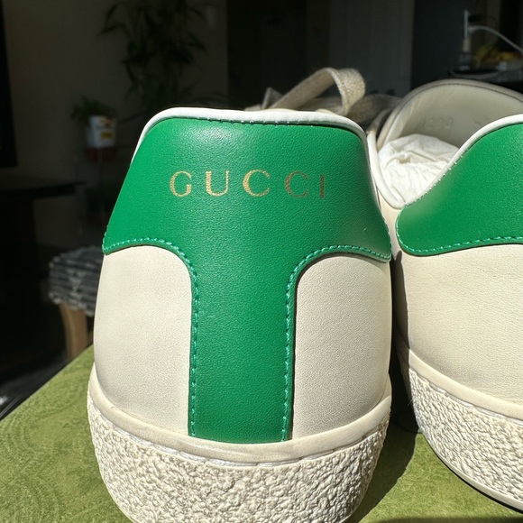 Gucci x Pablo Delcielo Off-White Strawberry Ace Sneakers - Picture 3 of 16